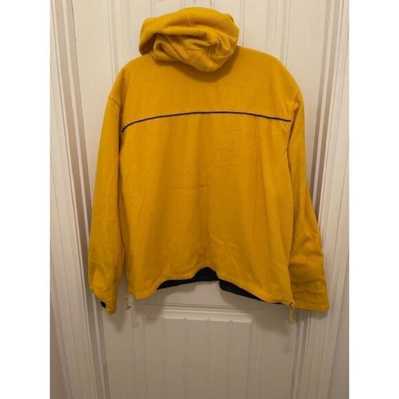 Outbrook Women's Reversible Hooded Jacket women’s size 2X Yellow & Navy Zip-Up - Picture 10 of 16